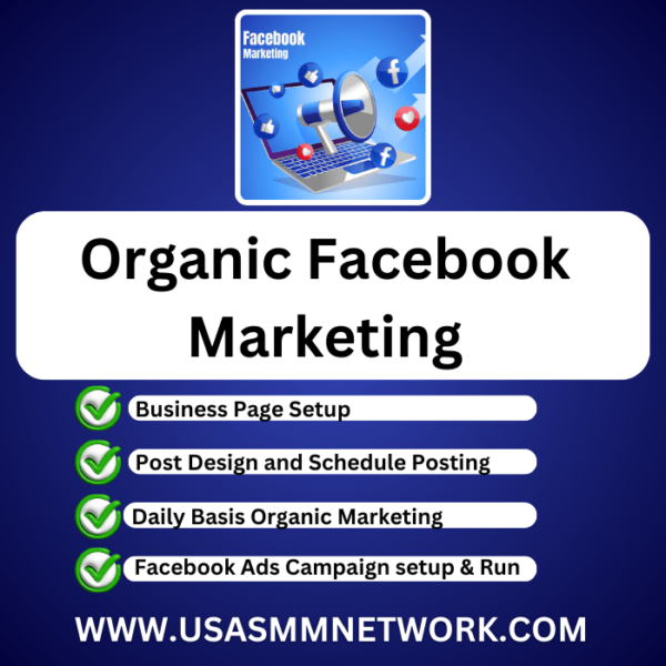 Organic Facebook Marketing Service