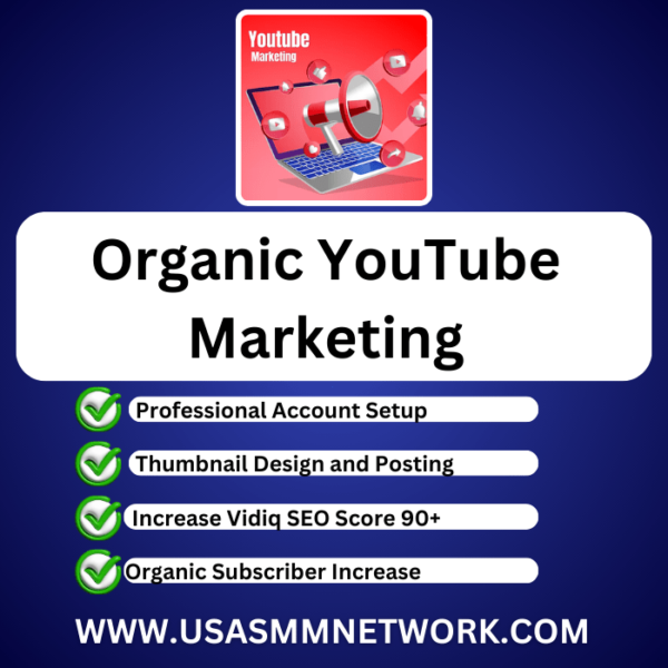 Organic YouTube Marketing Service